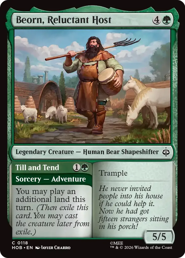 Beorn, Reluctant Host