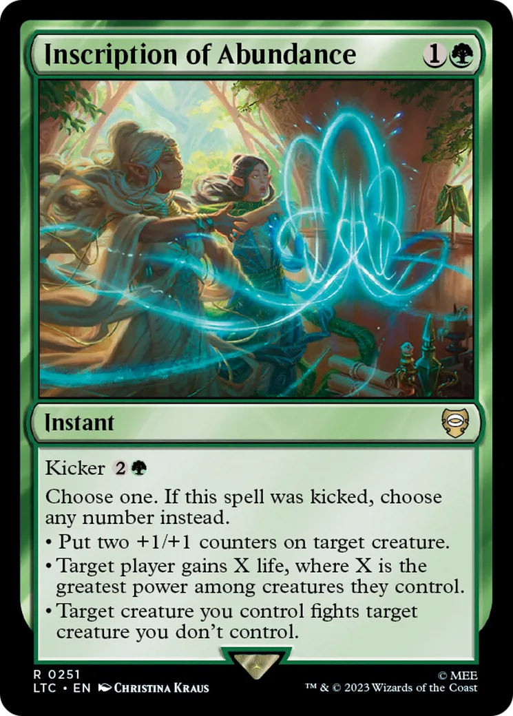 Inscription of Abundance