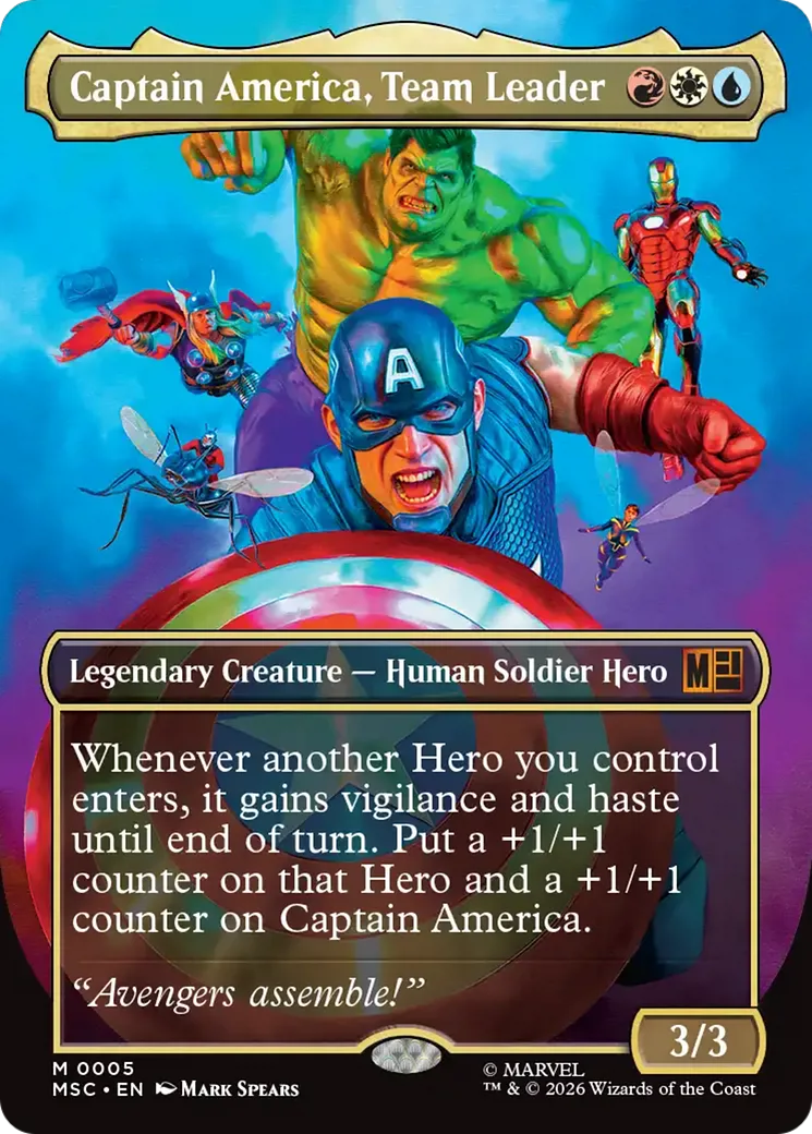 Captain America, Team Leader