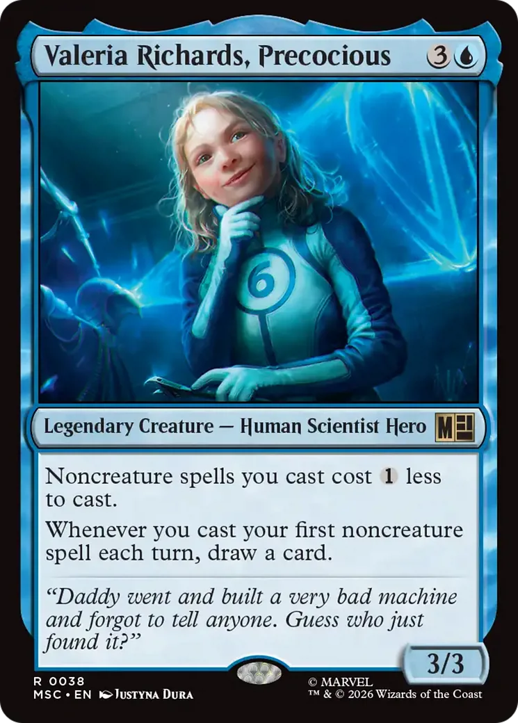 Valeria Richards, Precocious