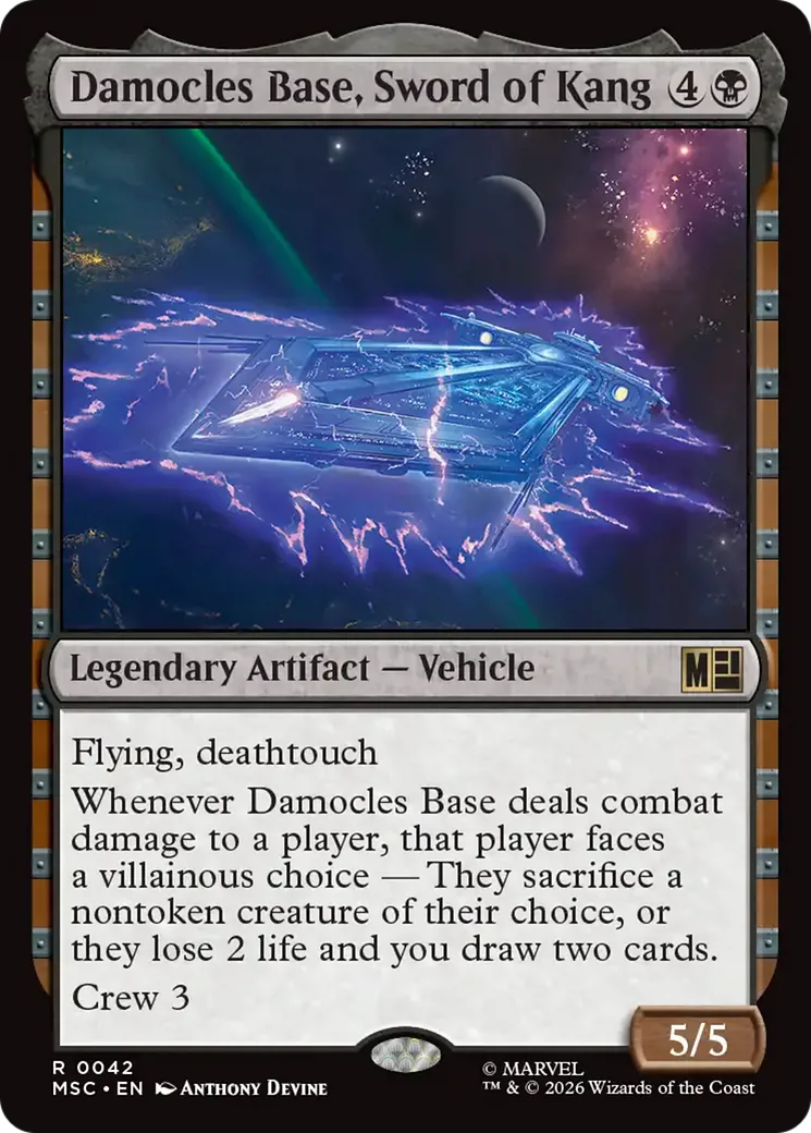 Damocles Base, Sword of Kang