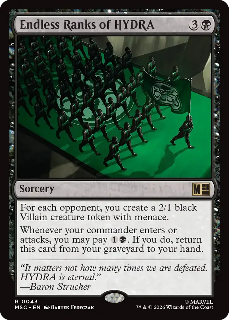 Endless Ranks of HYDRA