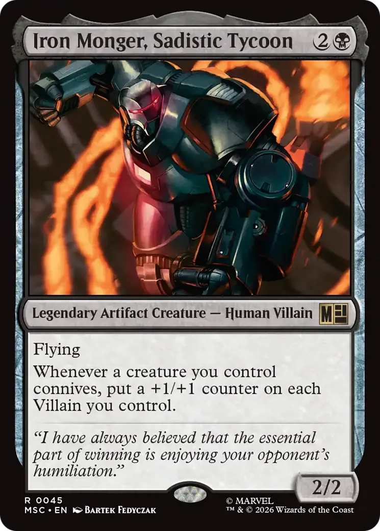 Iron Monger, Sadistic Tycoon
