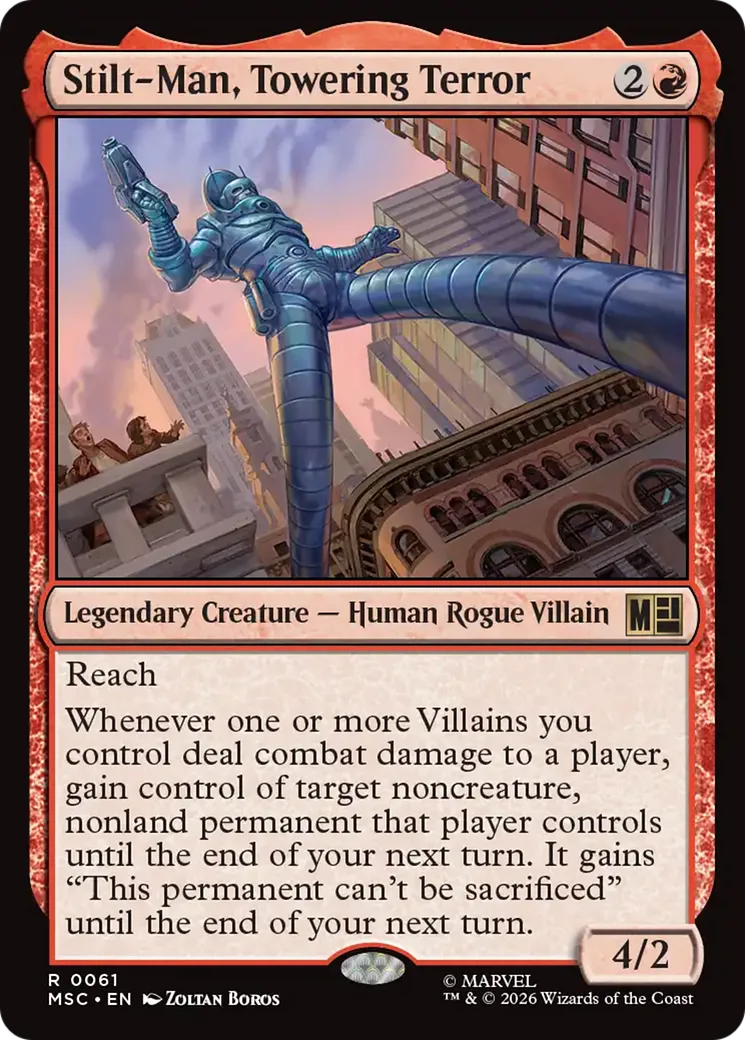 Stilt-Man, Towering Terror