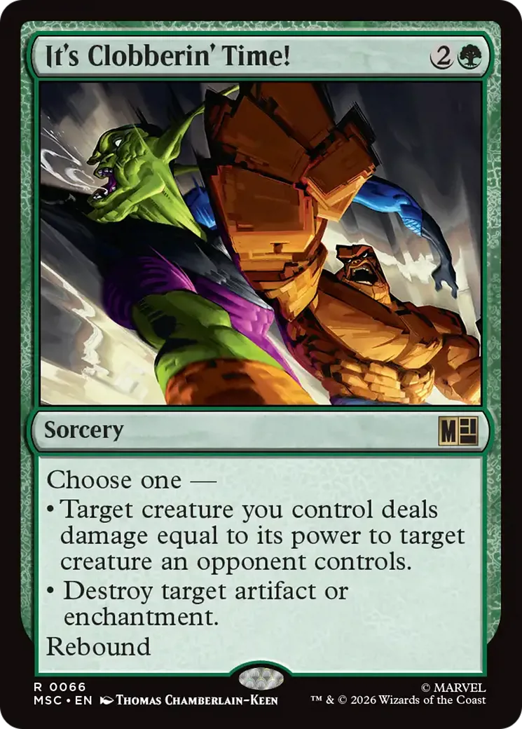 It's Clobberin' Time!