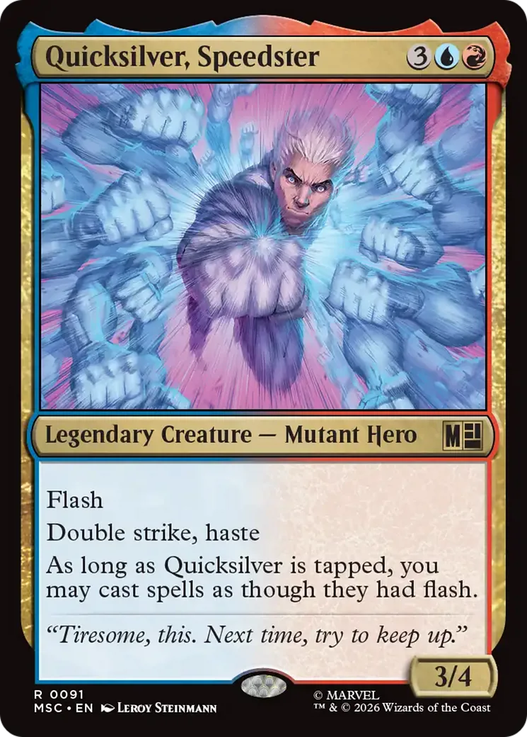 Quicksilver, Speedster