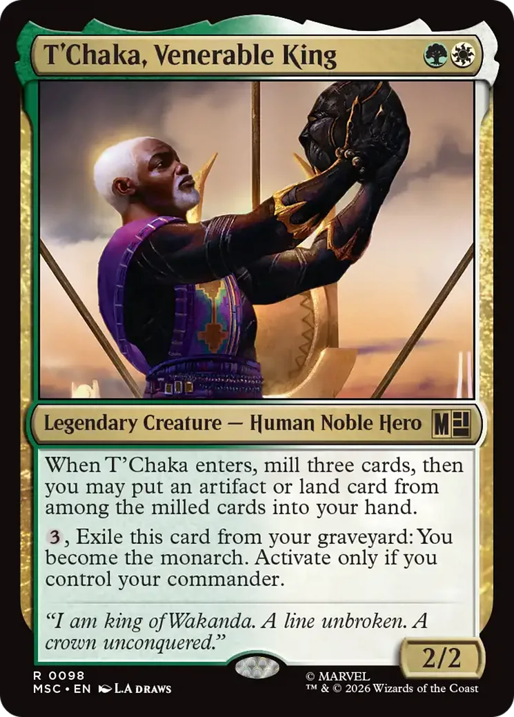 T'Chaka, Venerable King