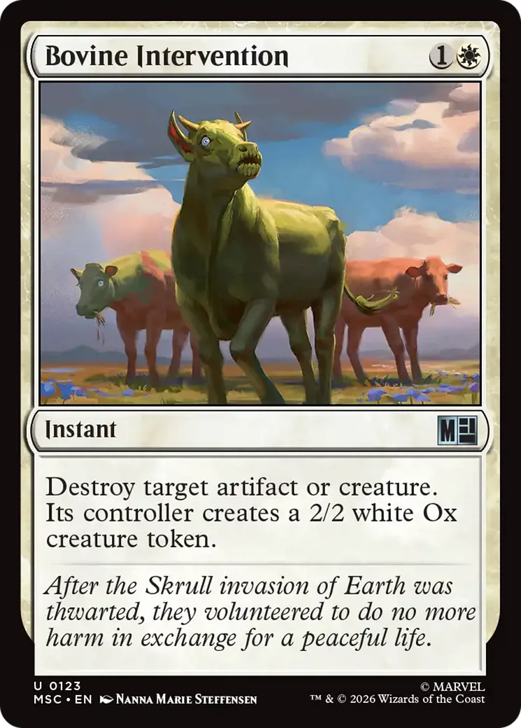 Bovine Intervention