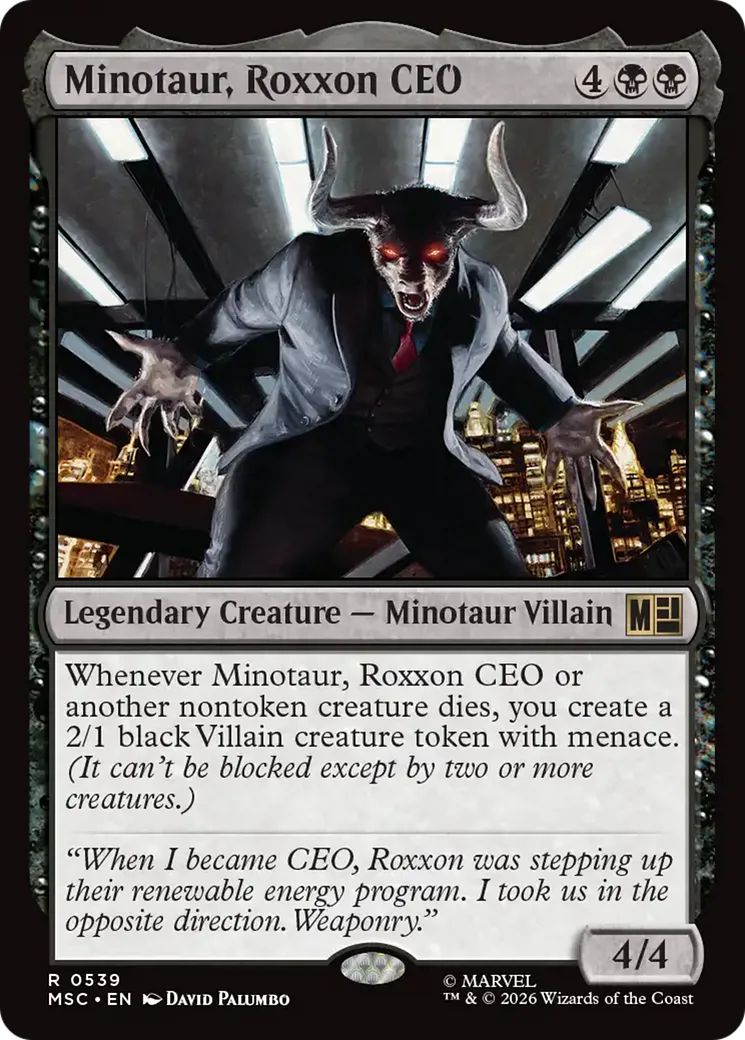 Minotaur, Roxxon CEO