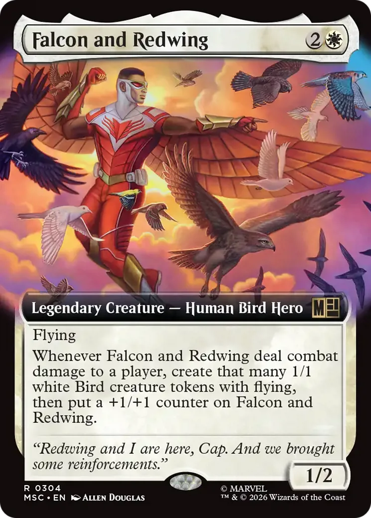 Falcon and Redwing
