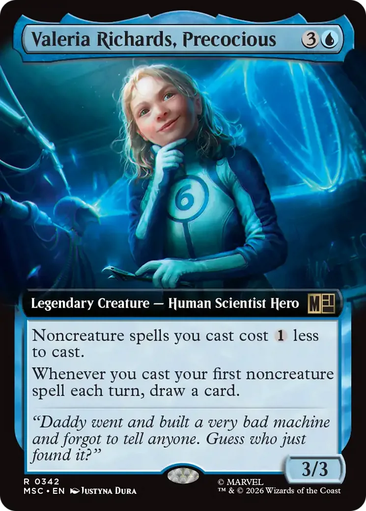 Valeria Richards, Precocious