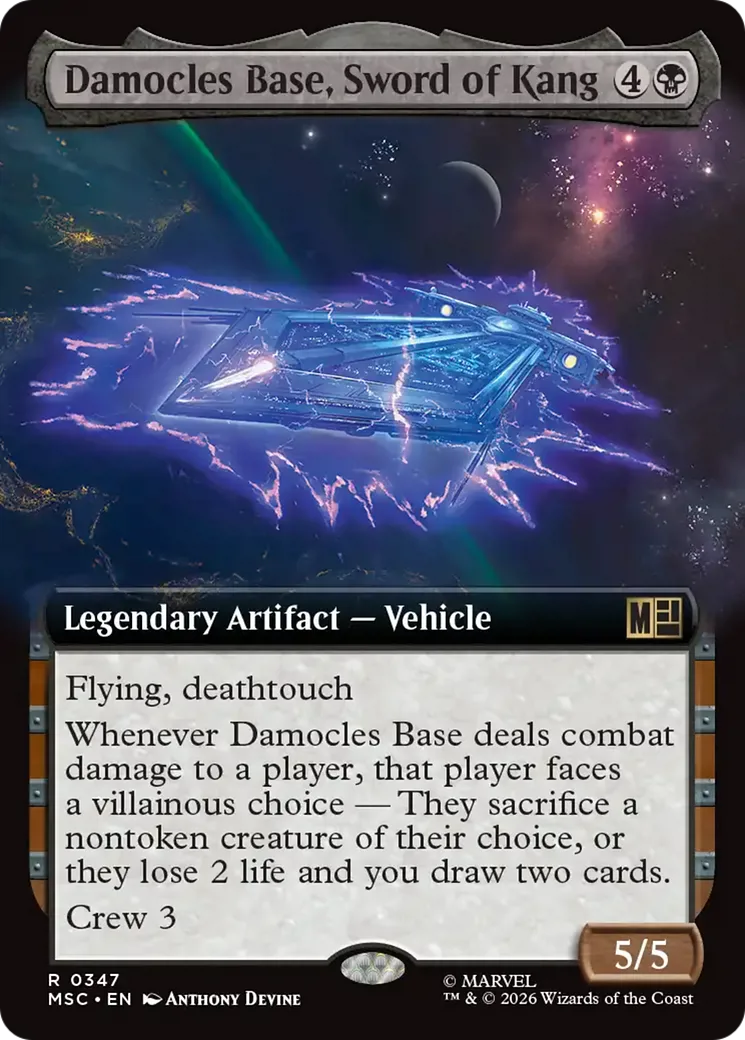 Damocles Base, Sword of Kang