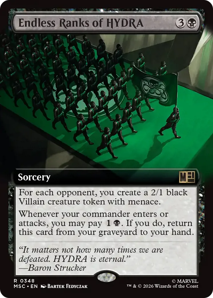 Endless Ranks of HYDRA