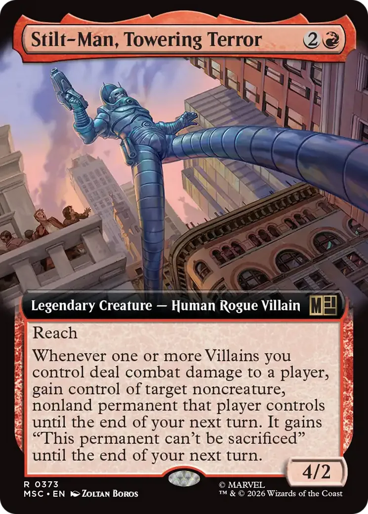 Stilt-Man, Towering Terror
