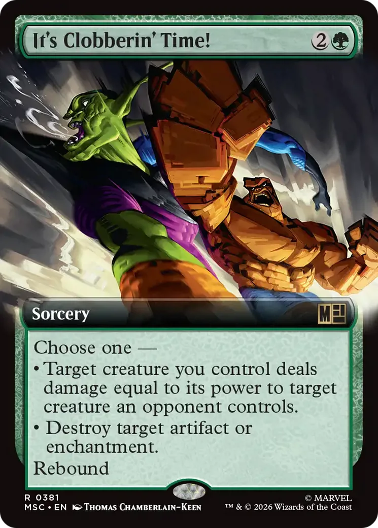It's Clobberin' Time!