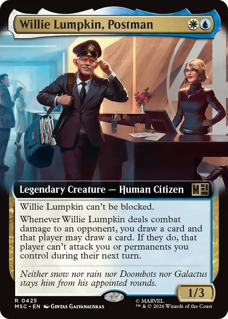 Willie Lumpkin, Postman