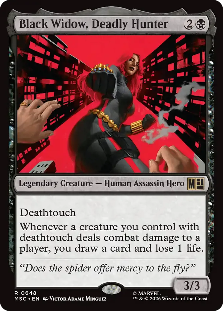 Black Widow, Deadly Hunter