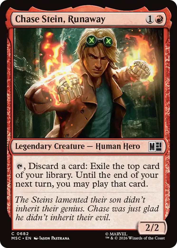 Chase Stein, Runaway