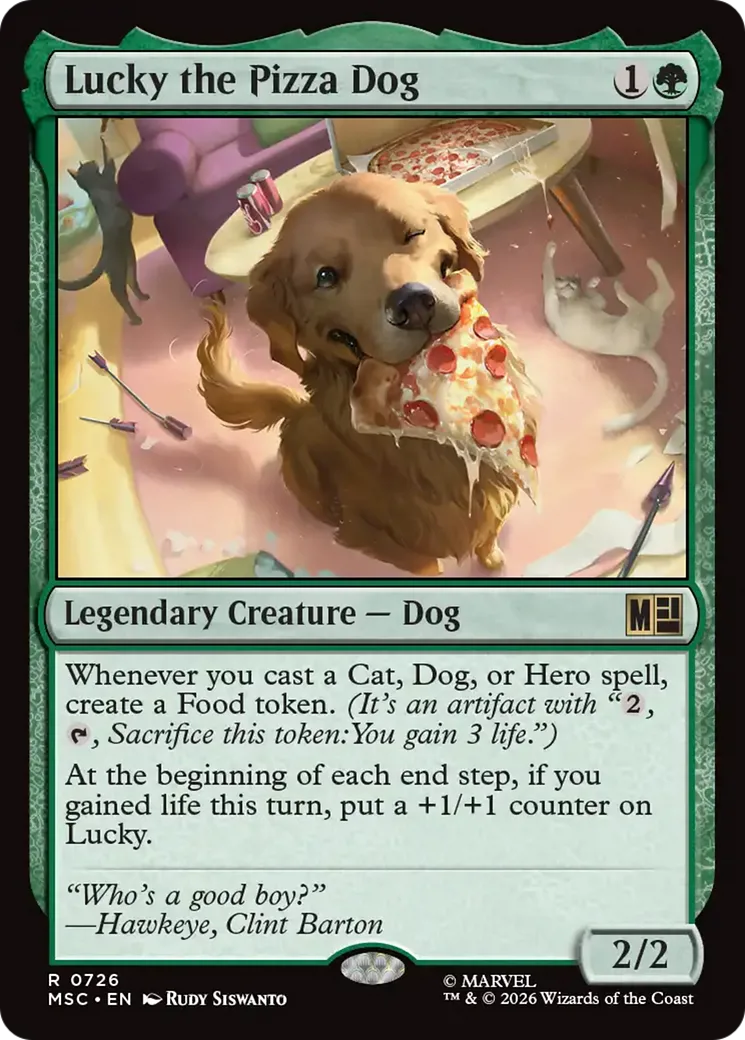 Lucky the Pizza Dog