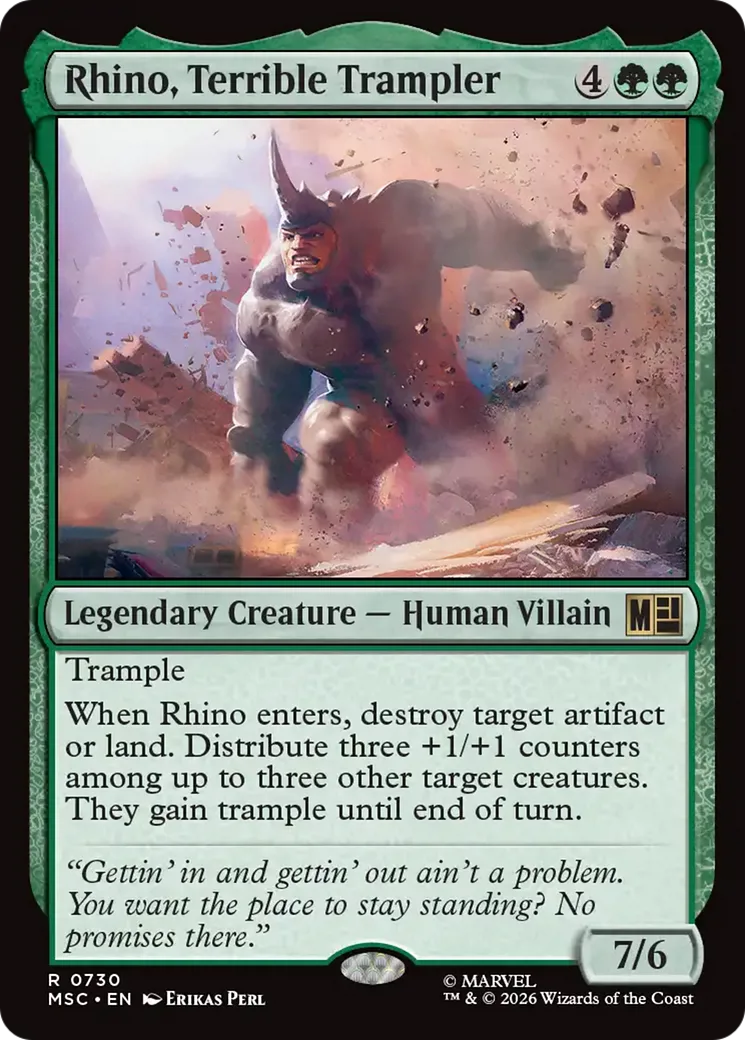 Rhino, Terrible Trampler