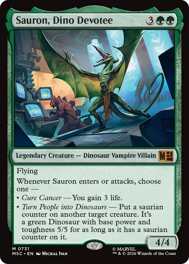 Sauron, Dino Devotee
