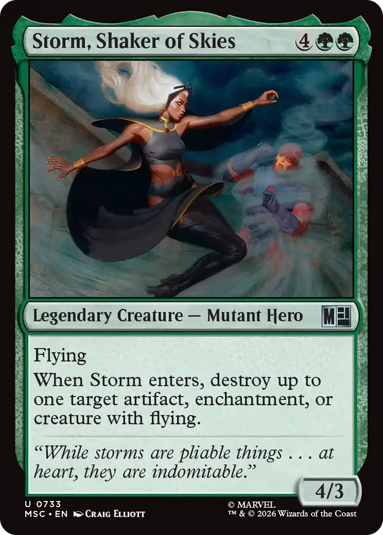 Storm, Shaker of Skies