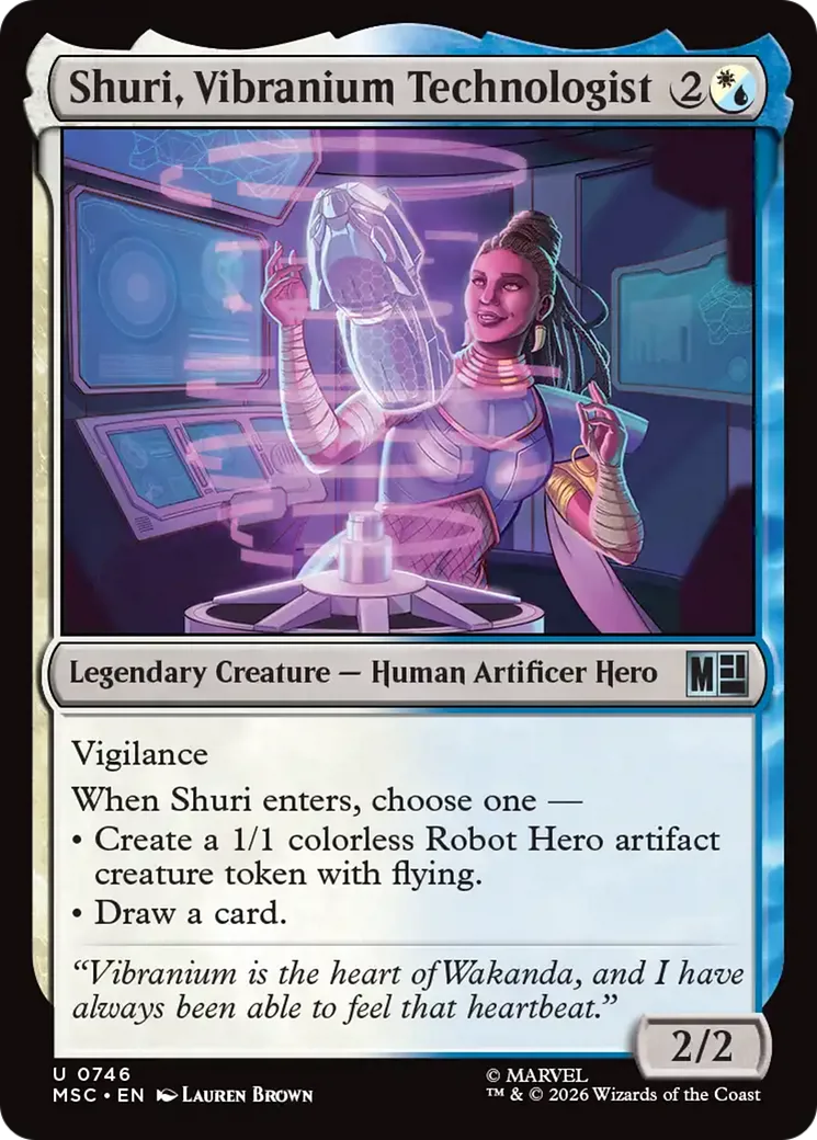 Shuri, Vibranium Technologist