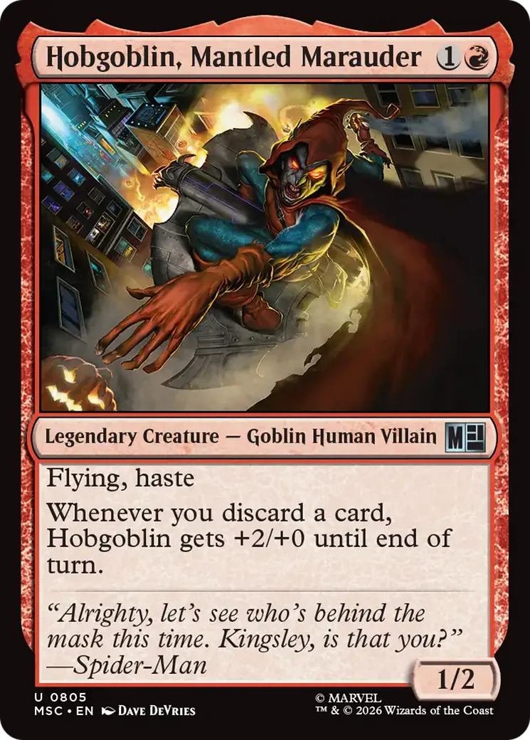 Hobgoblin, Mantled Marauder