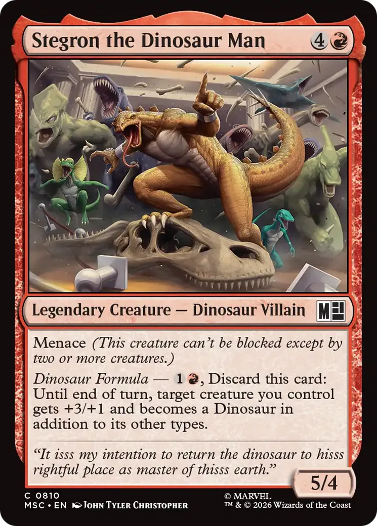 Stegron the Dinosaur Man