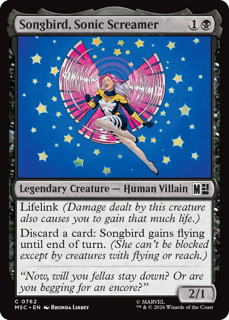 Songbird, Sonic Screamer