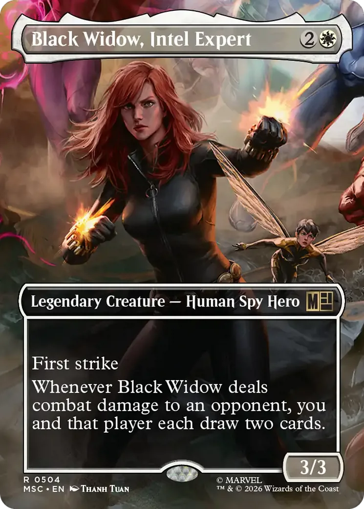 Black Widow, Intel Expert
