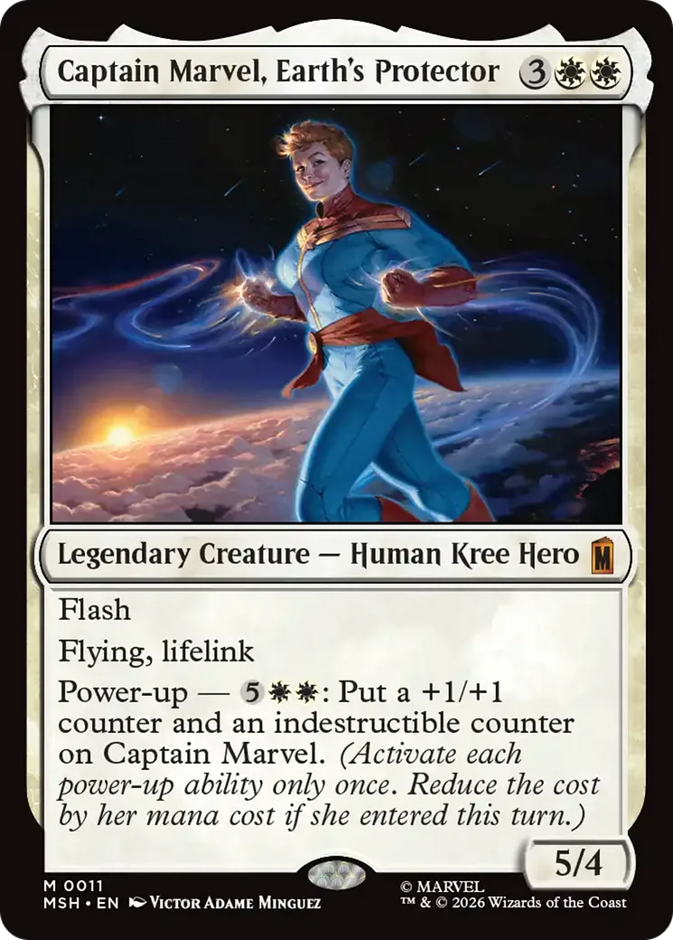 Captain Marvel, Earth's Protector