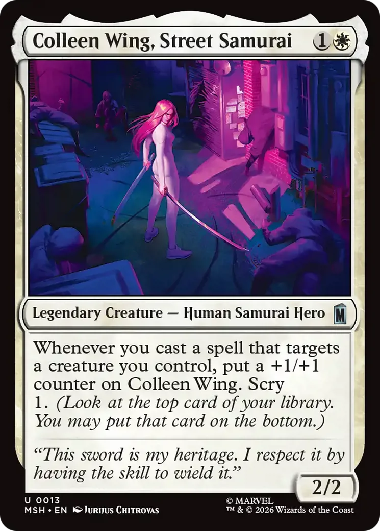 Colleen Wing, Street Samurai
