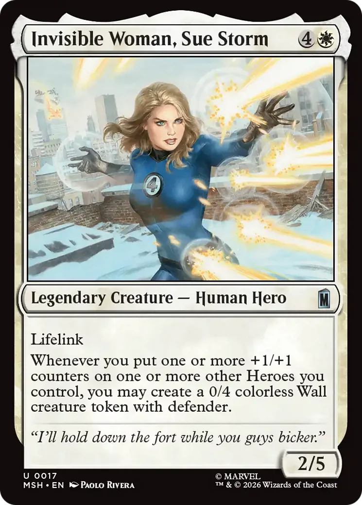 Invisible Woman, Sue Storm