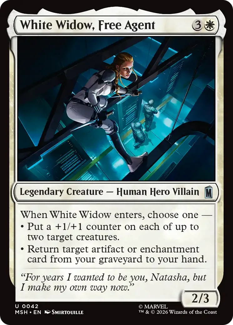 White Widow, Free Agent