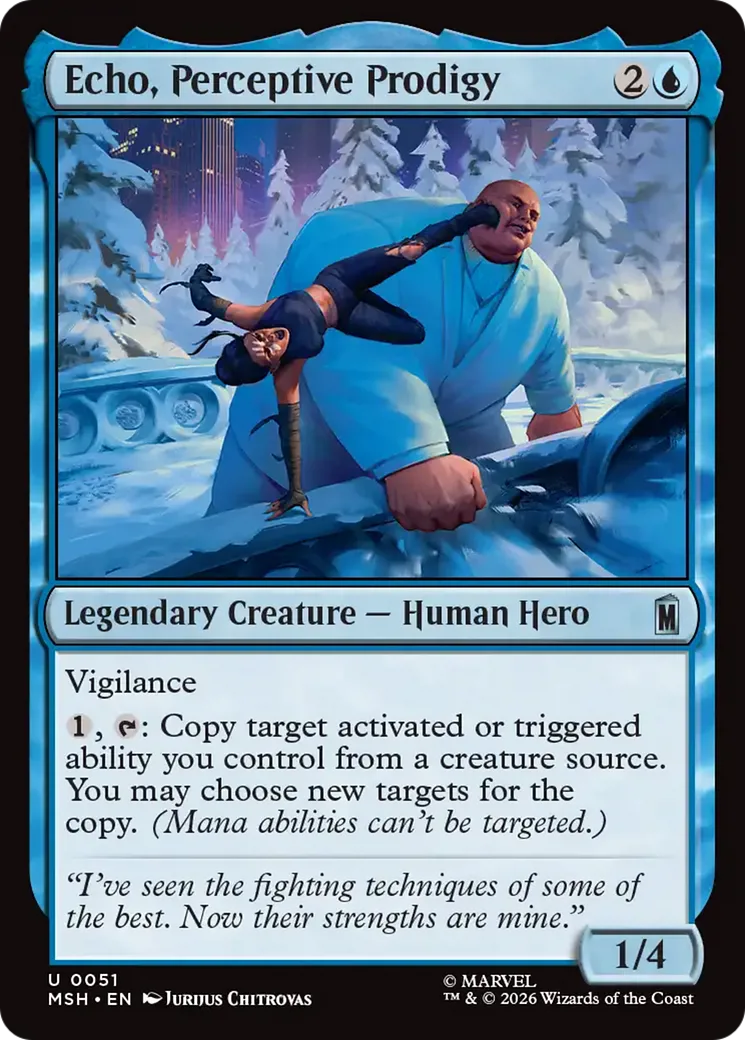 Echo, Perceptive Prodigy