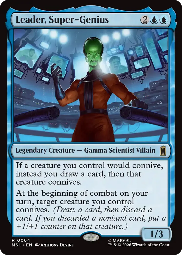 Leader, Super-Genius