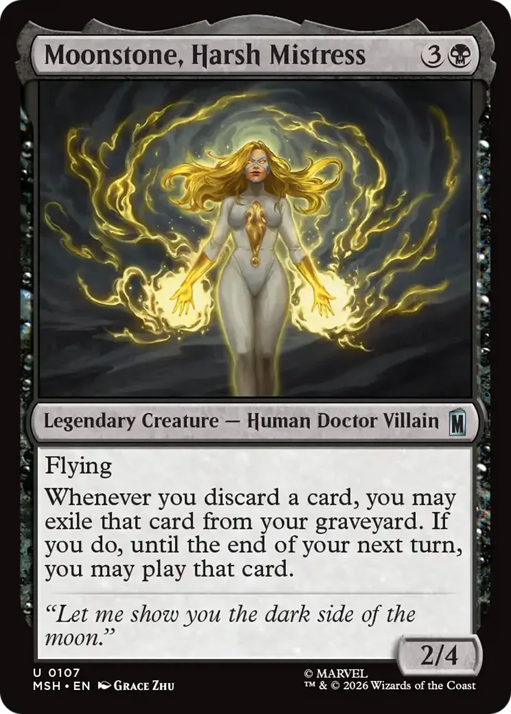 Moonstone, Harsh Mistress