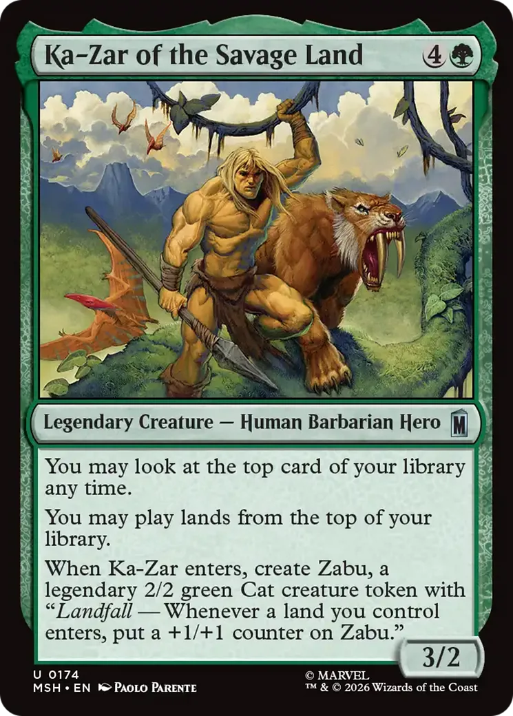 Ka-Zar of the Savage Land