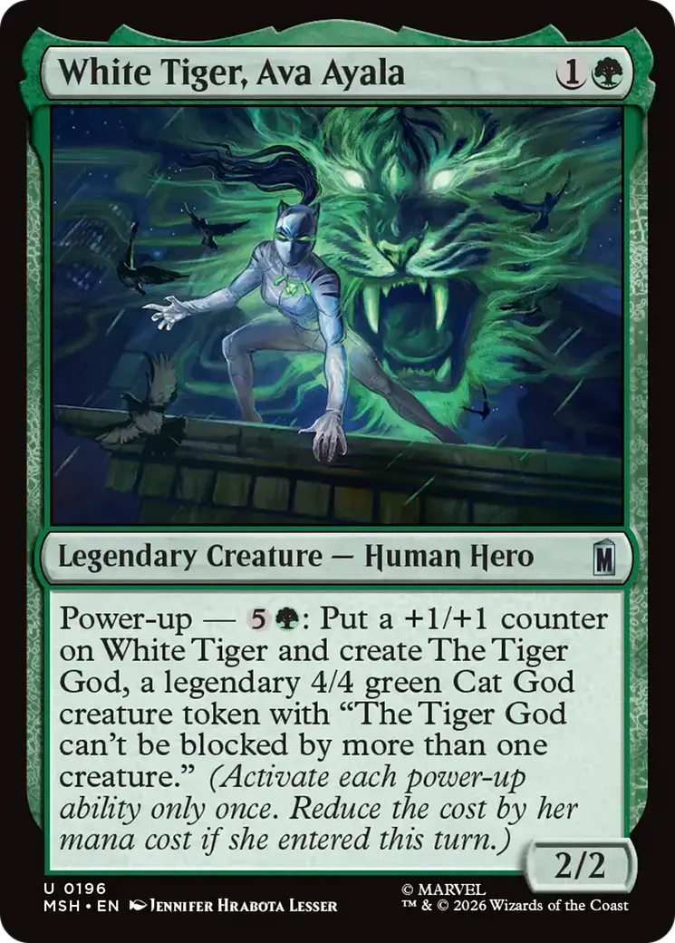 White Tiger, Ava Ayala
