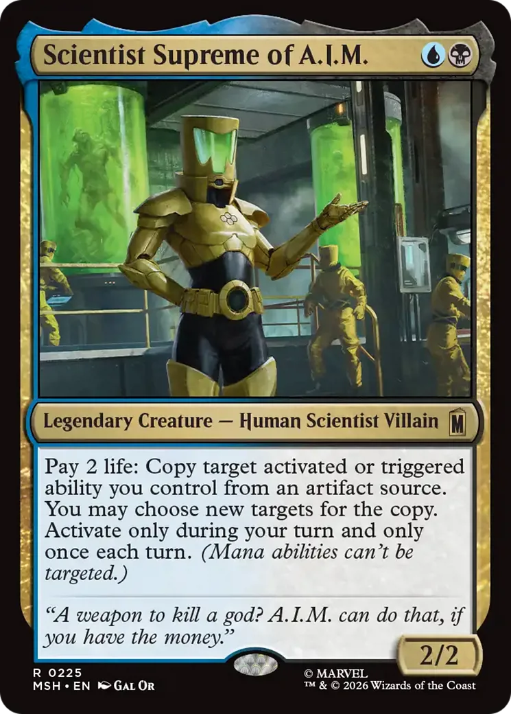 Scientist Supreme of A.I.M.