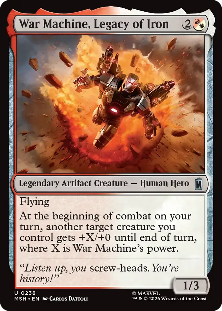 War Machine, Legacy of Iron