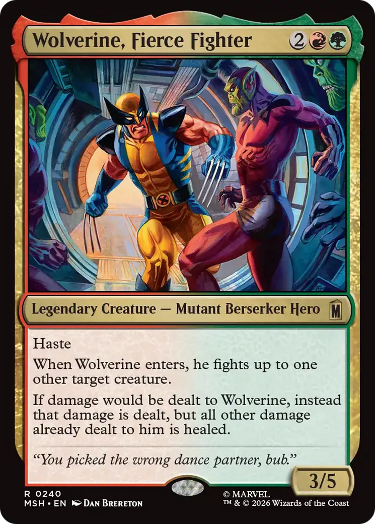 Wolverine, Fierce Fighter