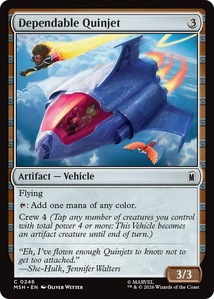 Dependable Quinjet