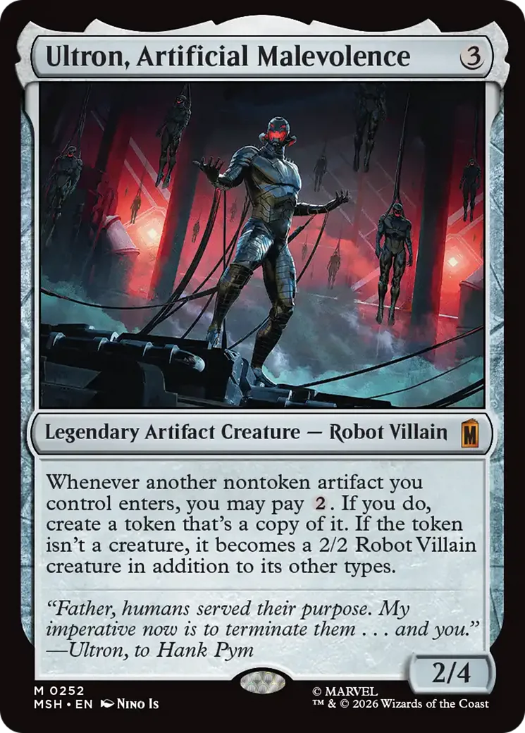 Ultron, Artificial Malevolence