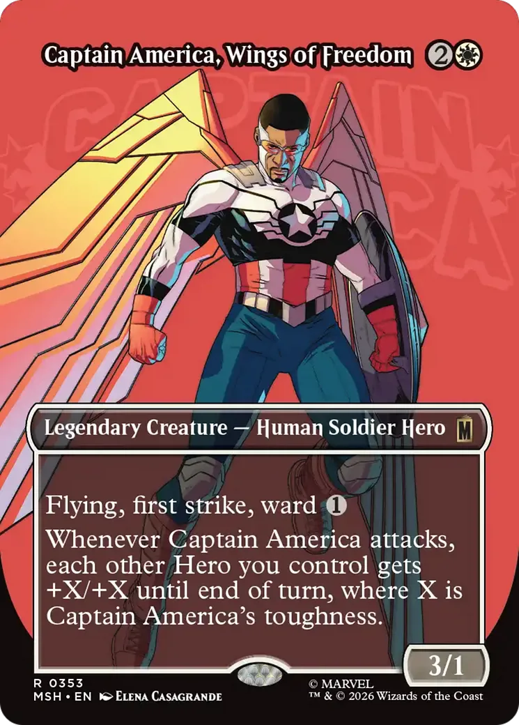 Captain America, Wings of Freedom