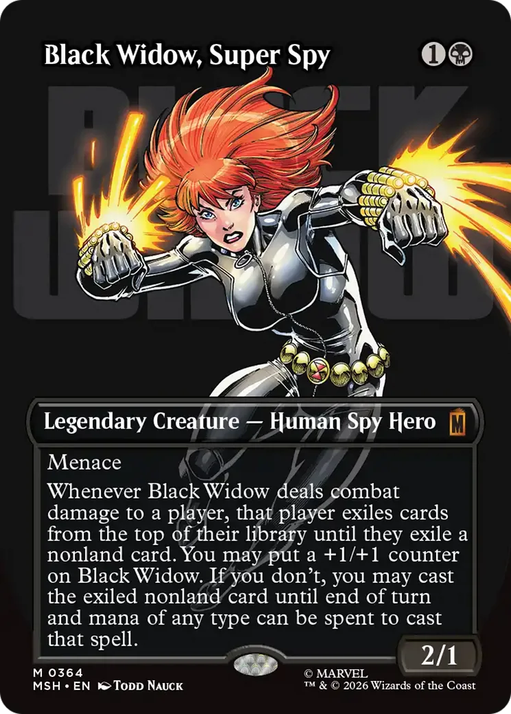 Black Widow, Super Spy