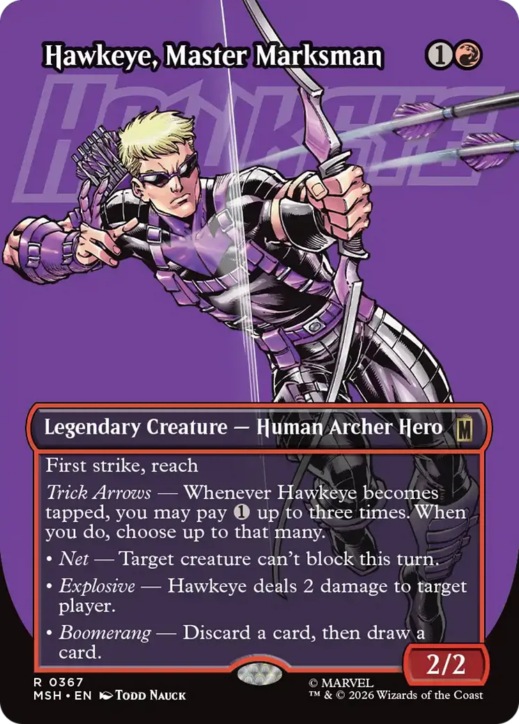 Hawkeye, Master Marksman