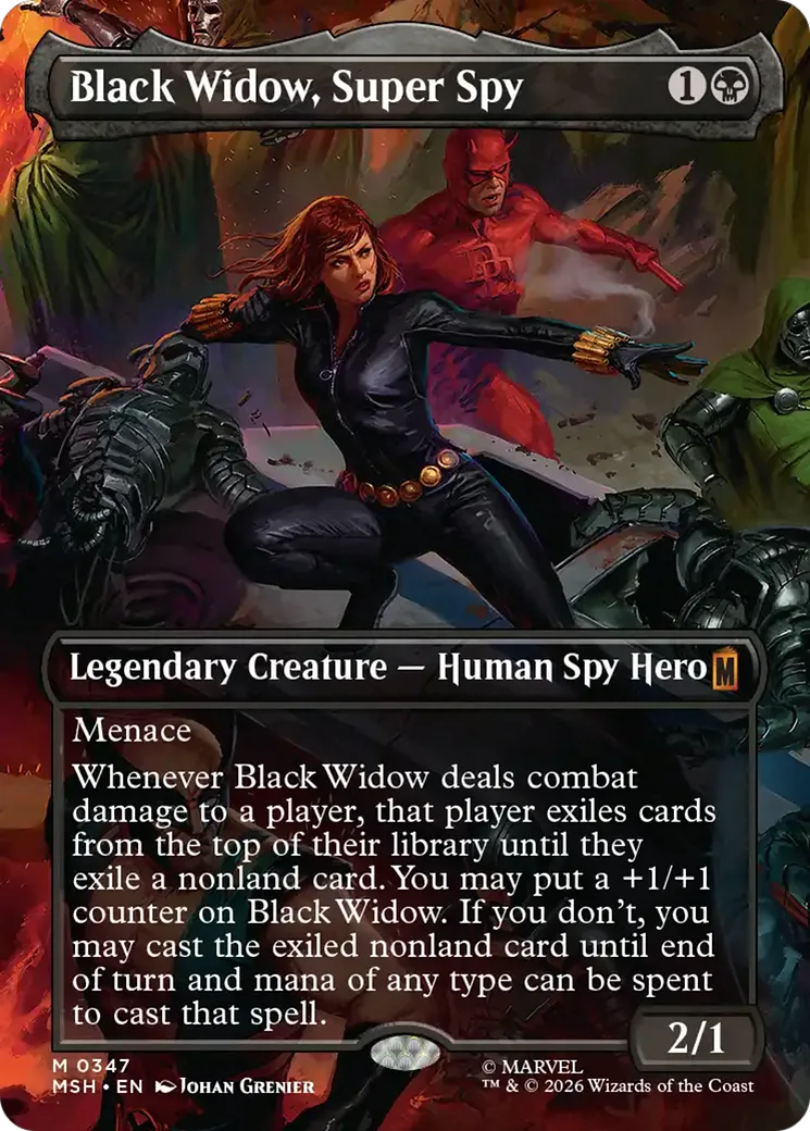 Black Widow, Super Spy