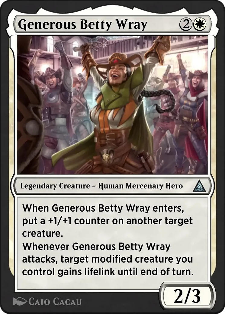 Generous Betty Wray